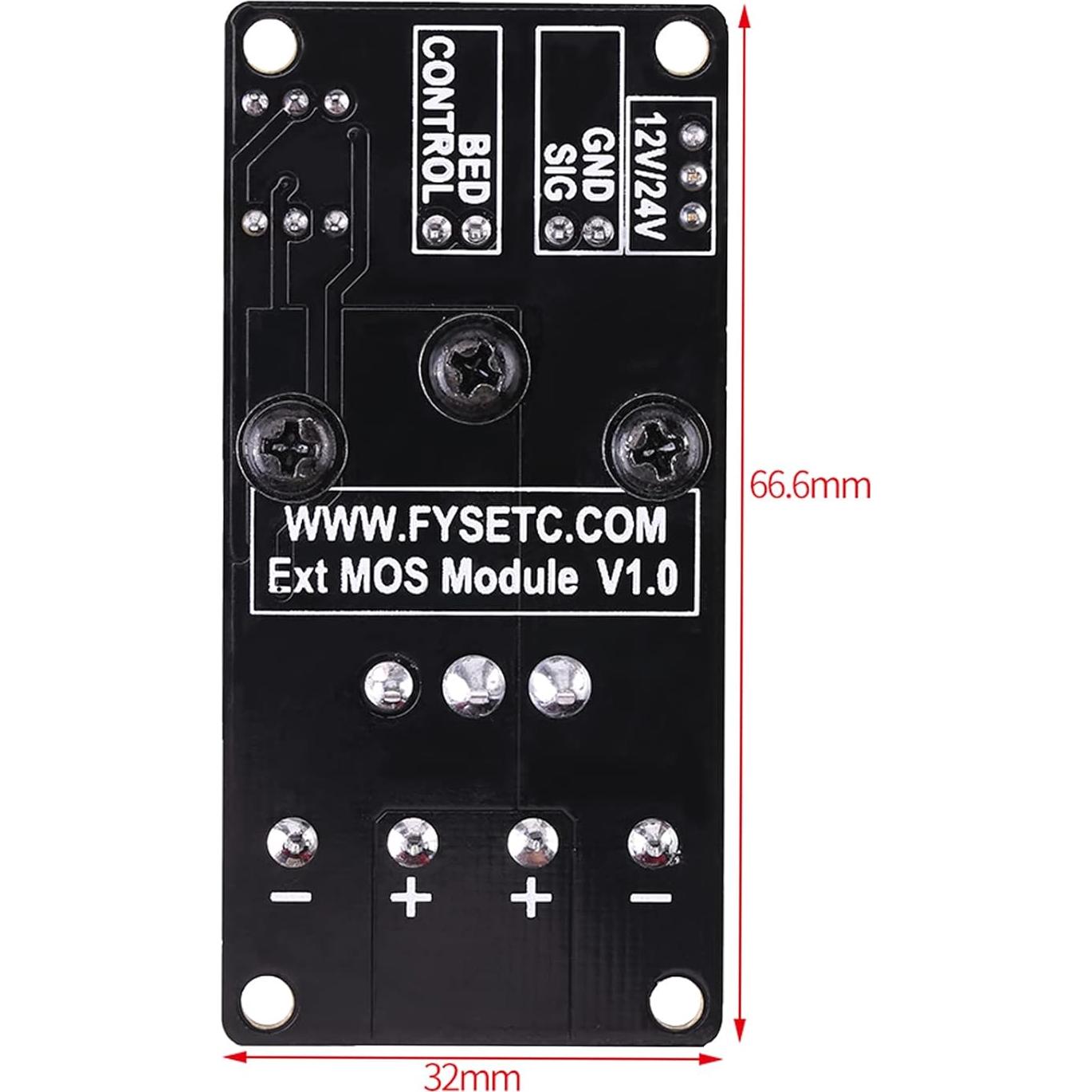 Módulo Controlador Calefacción 30A Hilitand para Impresora 3D