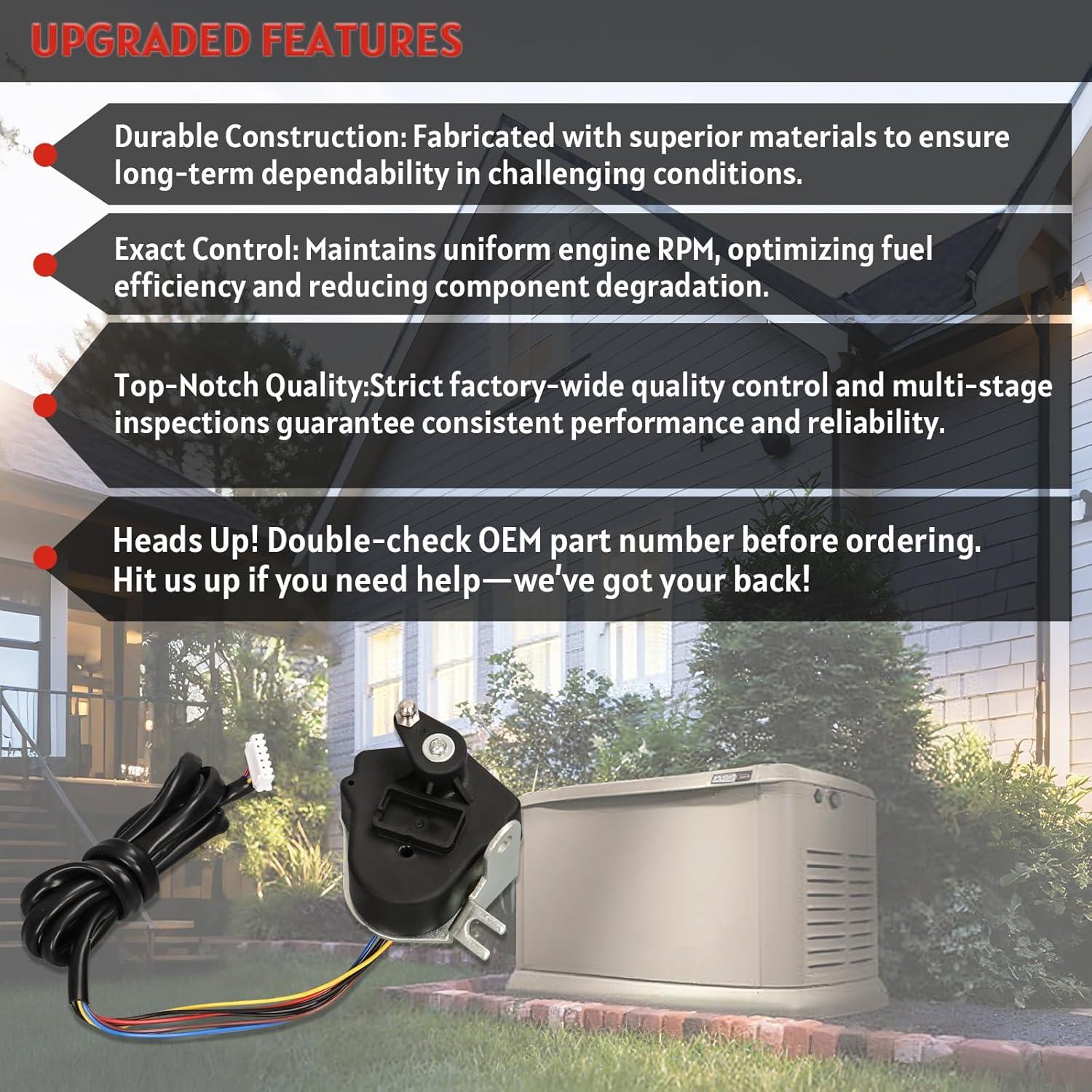 Motor Paso a Paso 0G6453 Generac Guardian GTH990 GTH992 GTH999