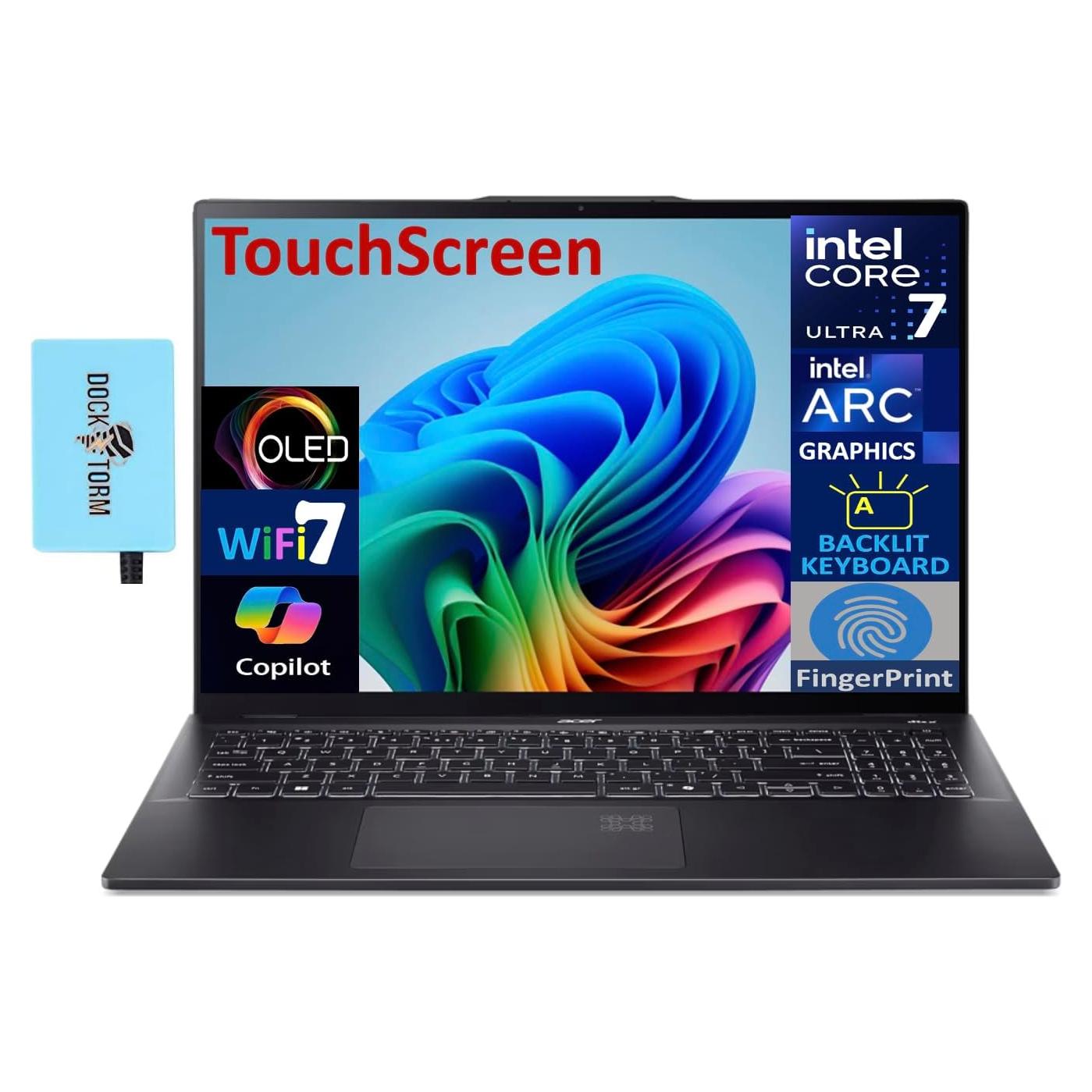 Laptop Acer Swift 16 AI 16" OLED 2.8K Intel i7 16GB 1TB SSD