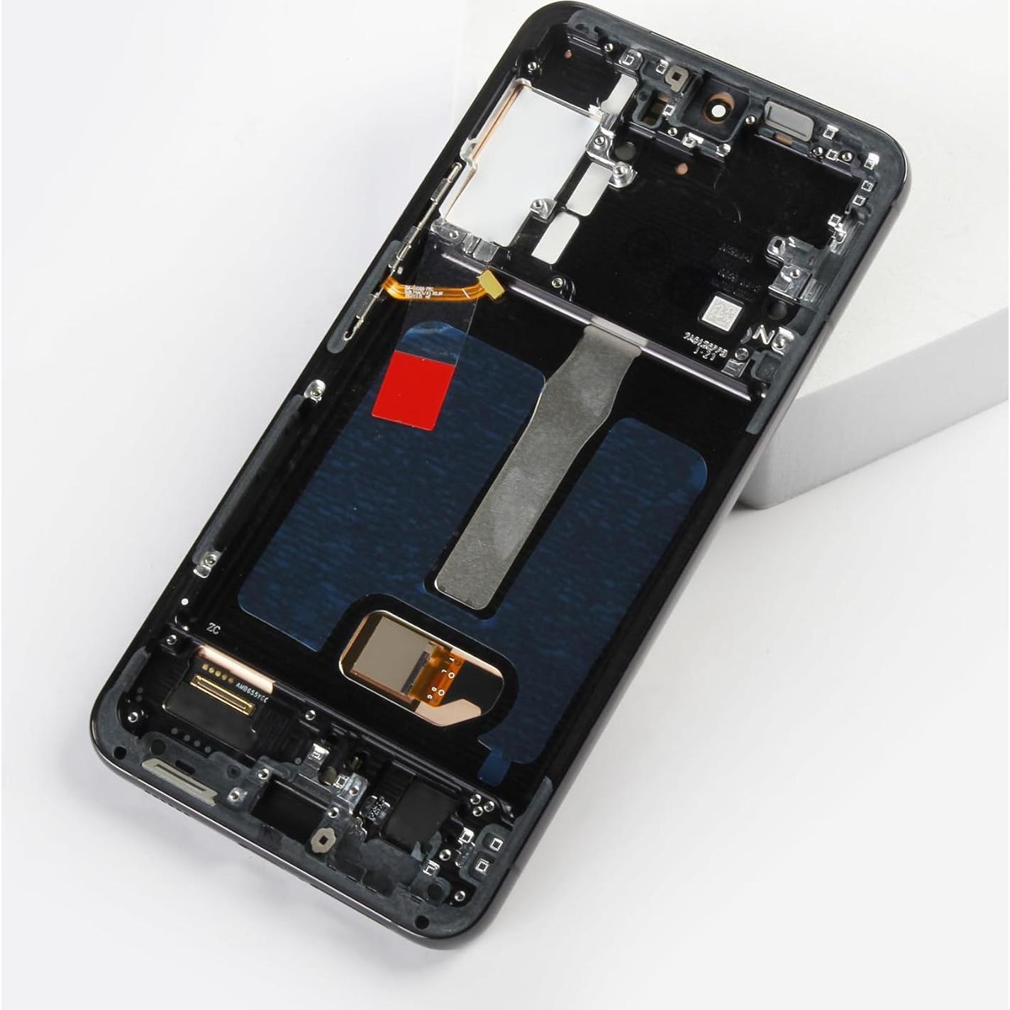 Reemplazo Pantalla LCD OLED con Marco Negro para Samsung S22+