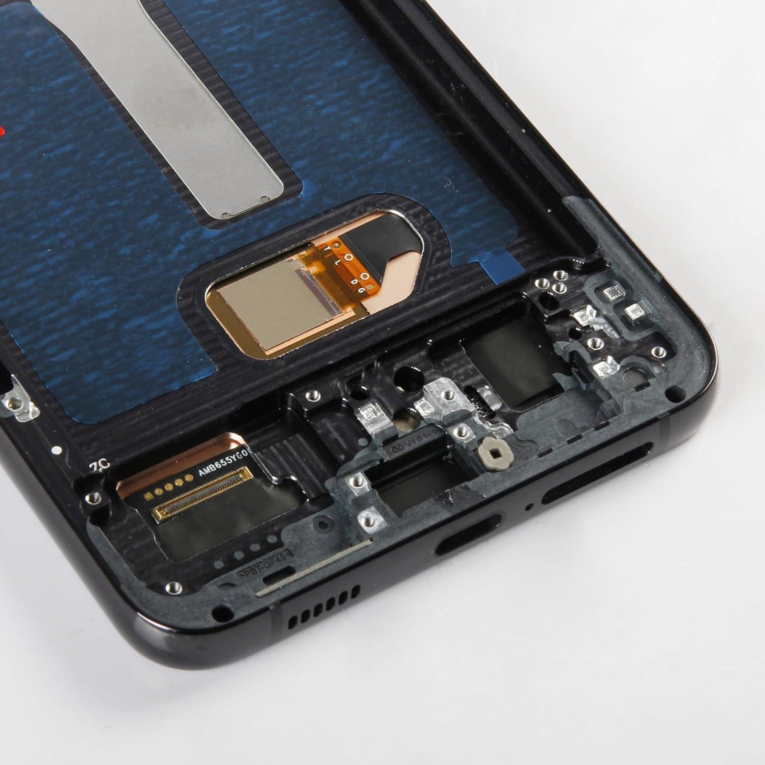 Reemplazo Pantalla LCD OLED con Marco Negro para Samsung S22+