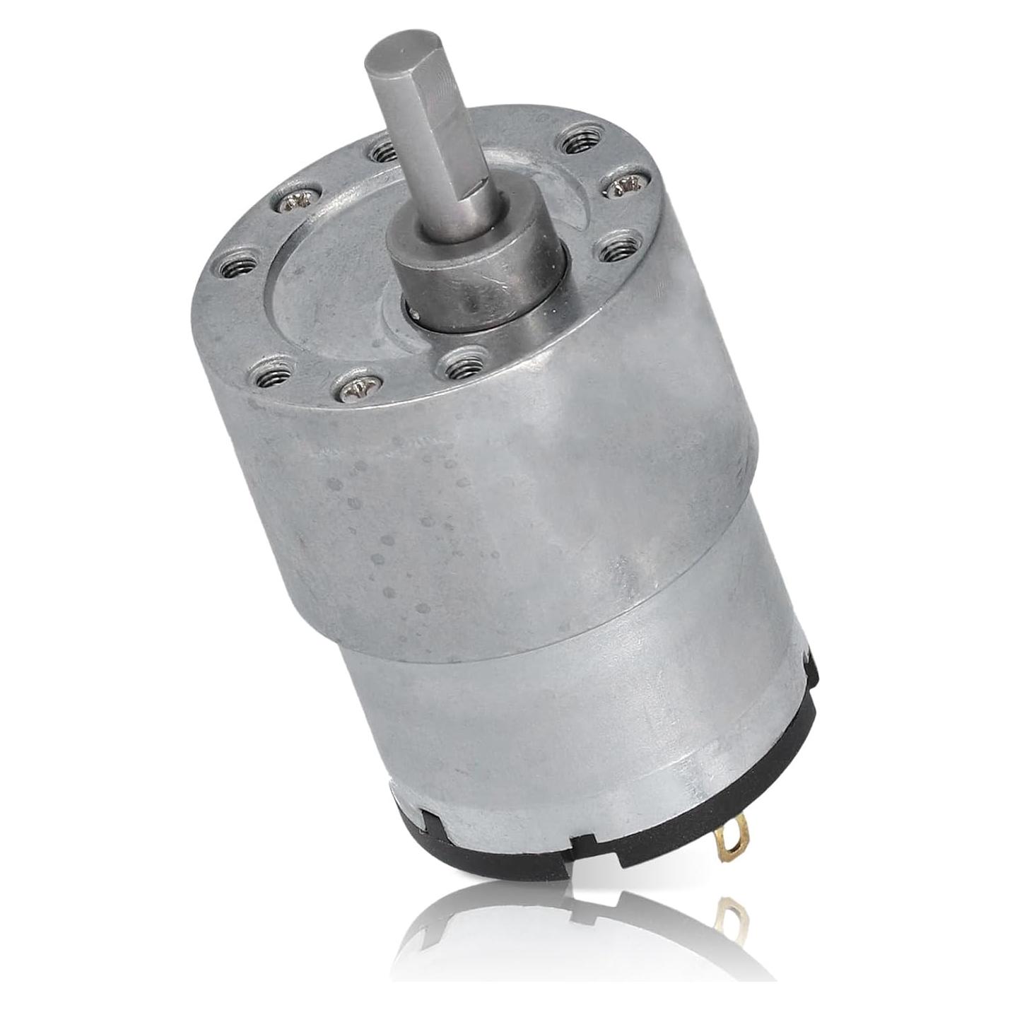 Motor de Engranaje DC Agatige JGB37-520 12V 45RPM 6mm