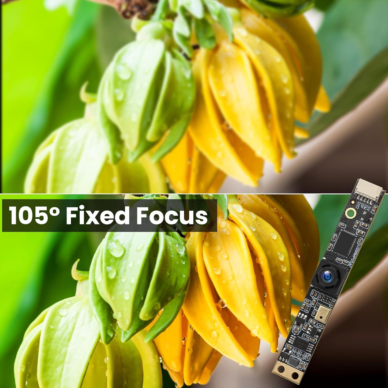 Cámara USB 8MP IEights con Micrófono y Ángulo Amplio 105°