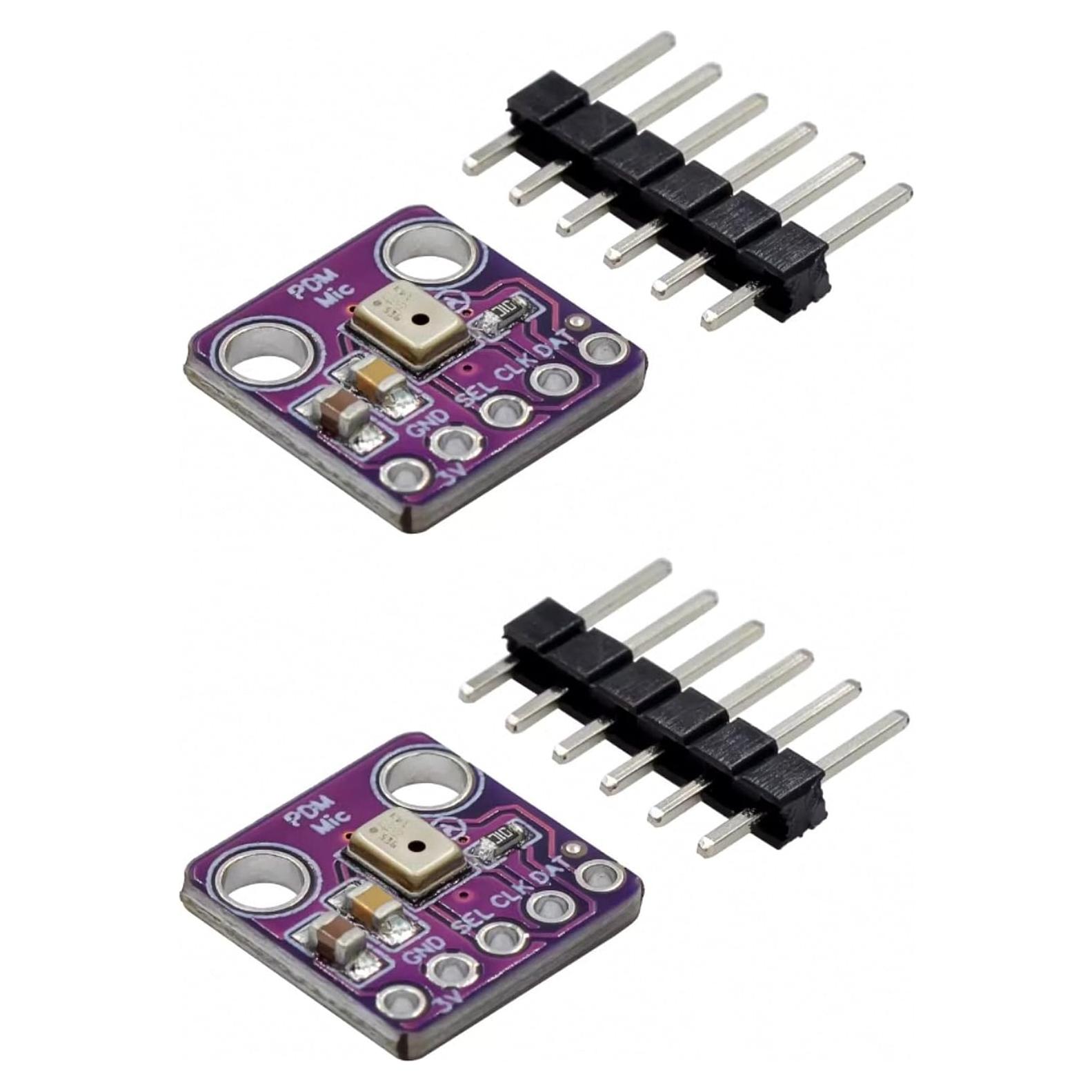Módulo de Micrófono MEMS PDM MP34DT01 2 Piezas Alta Sensibilidad