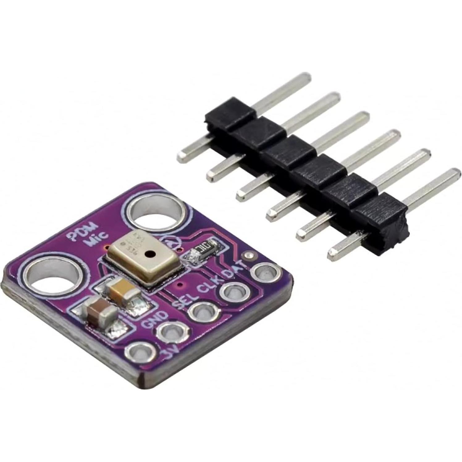 Módulo de Micrófono MEMS PDM MP34DT01 2 Piezas Alta Sensibilidad