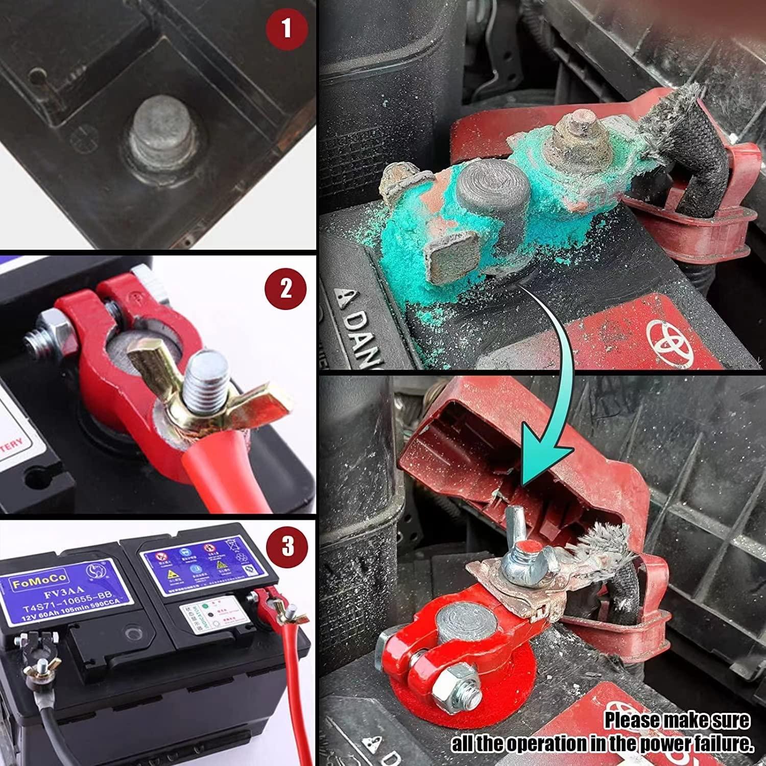 Kit de Terminales de Batería Universales Hanaiette 12V - Anticorrosión