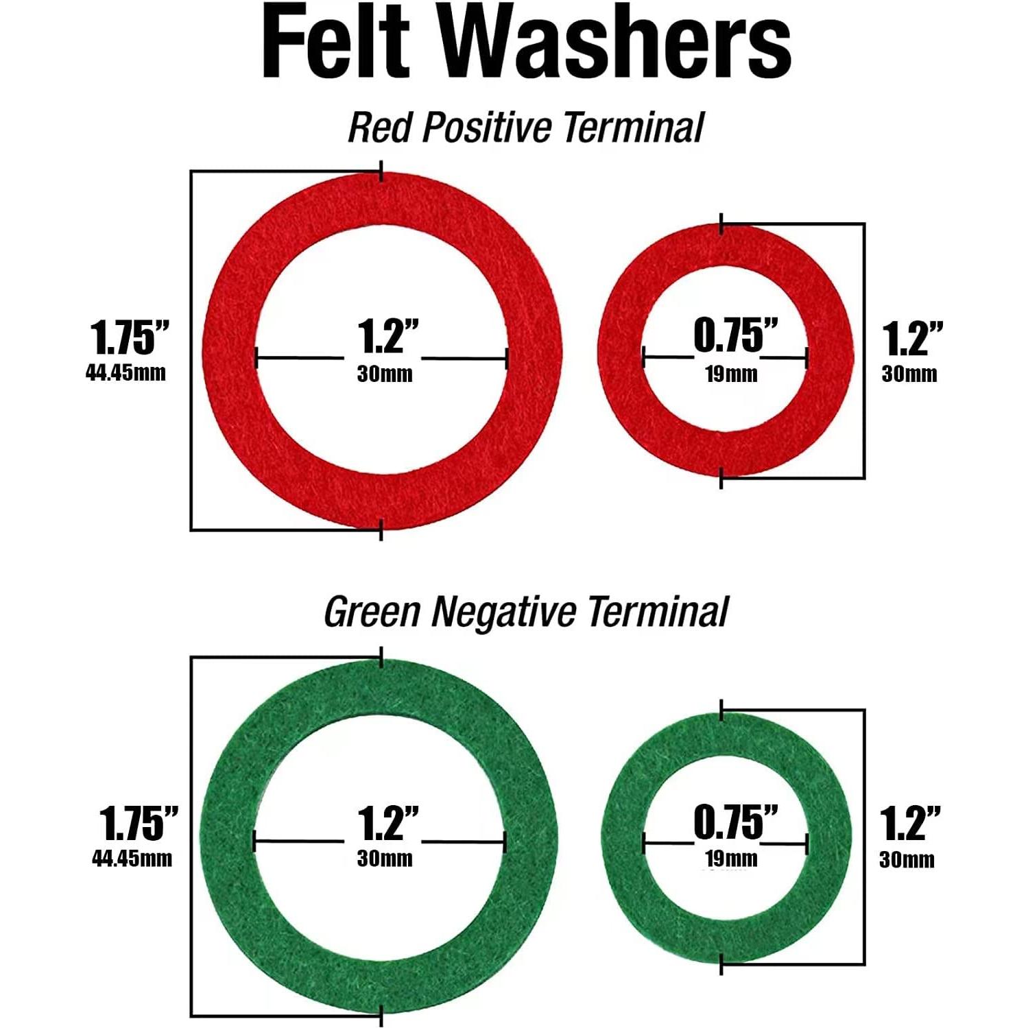 Kit de Terminales de Batería Universales Hanaiette 12V - Anticorrosión