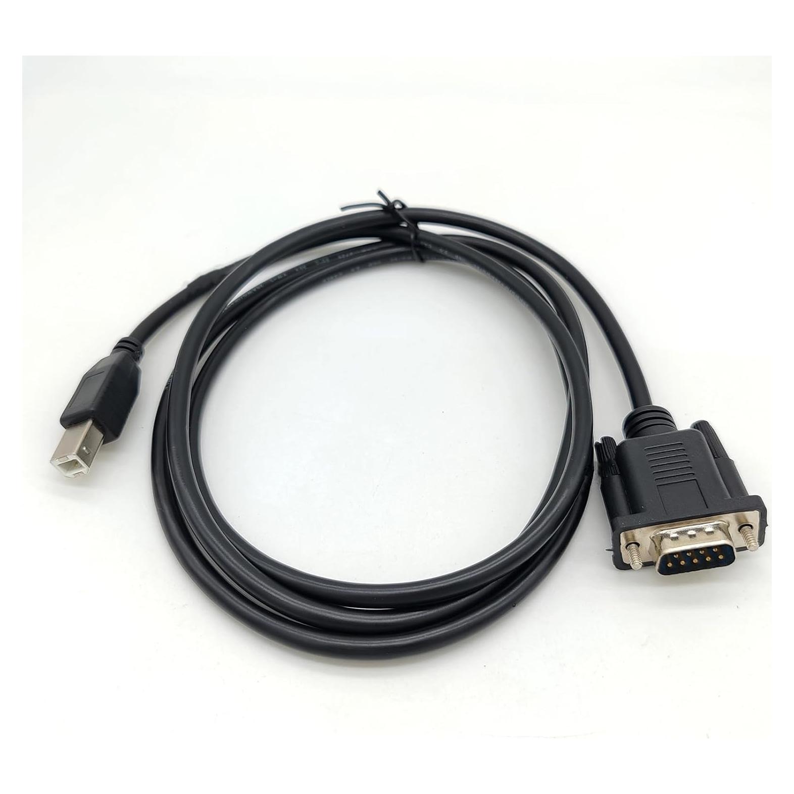 Cable Adaptador USB B Macho a DB9 Macho RS232 1.5m GXMRHWY