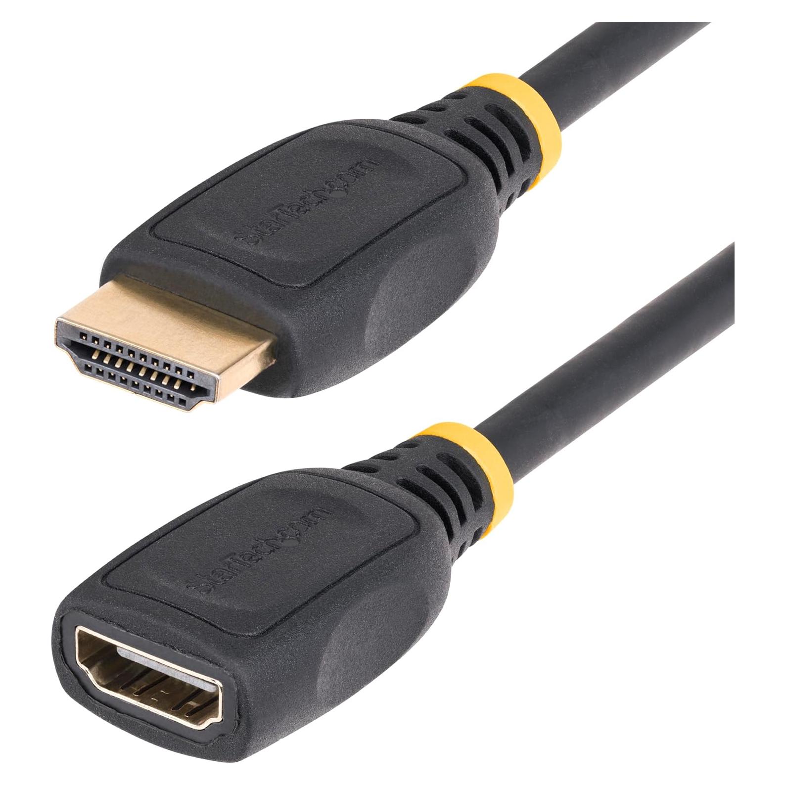 Cable de Extensión HDMI 2.0 StarTech 0.5m 4K 60Hz Alta Velocidad