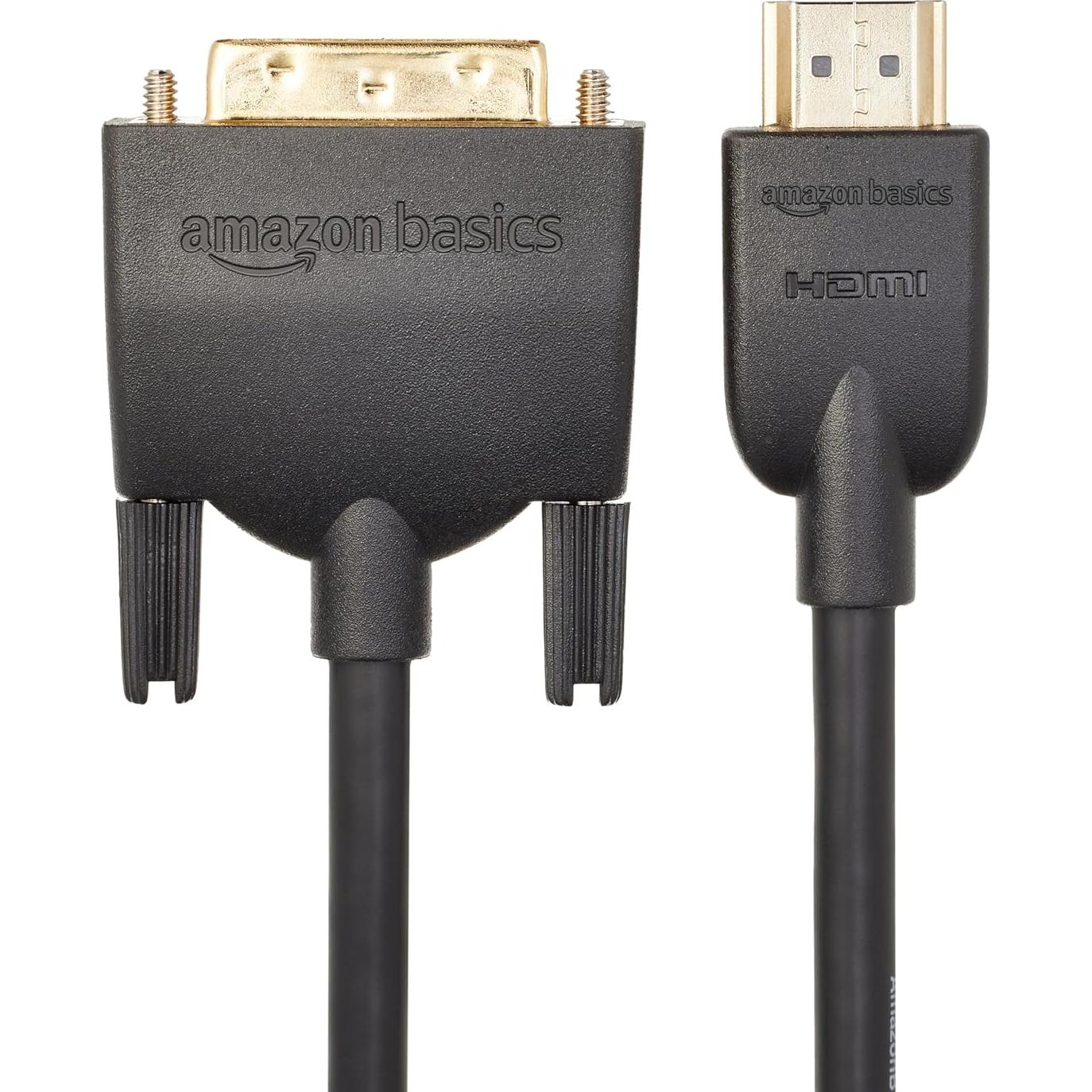 Cable Adaptador HDMI a DVI Amazon Basics 1.8m Bidireccional 1080P