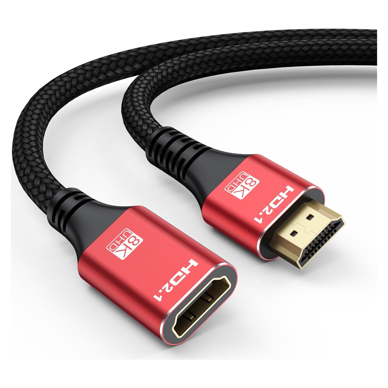 Cable de Extensión HDMI 8K 1.83M UVOOI 48Gbps 3D HDR
