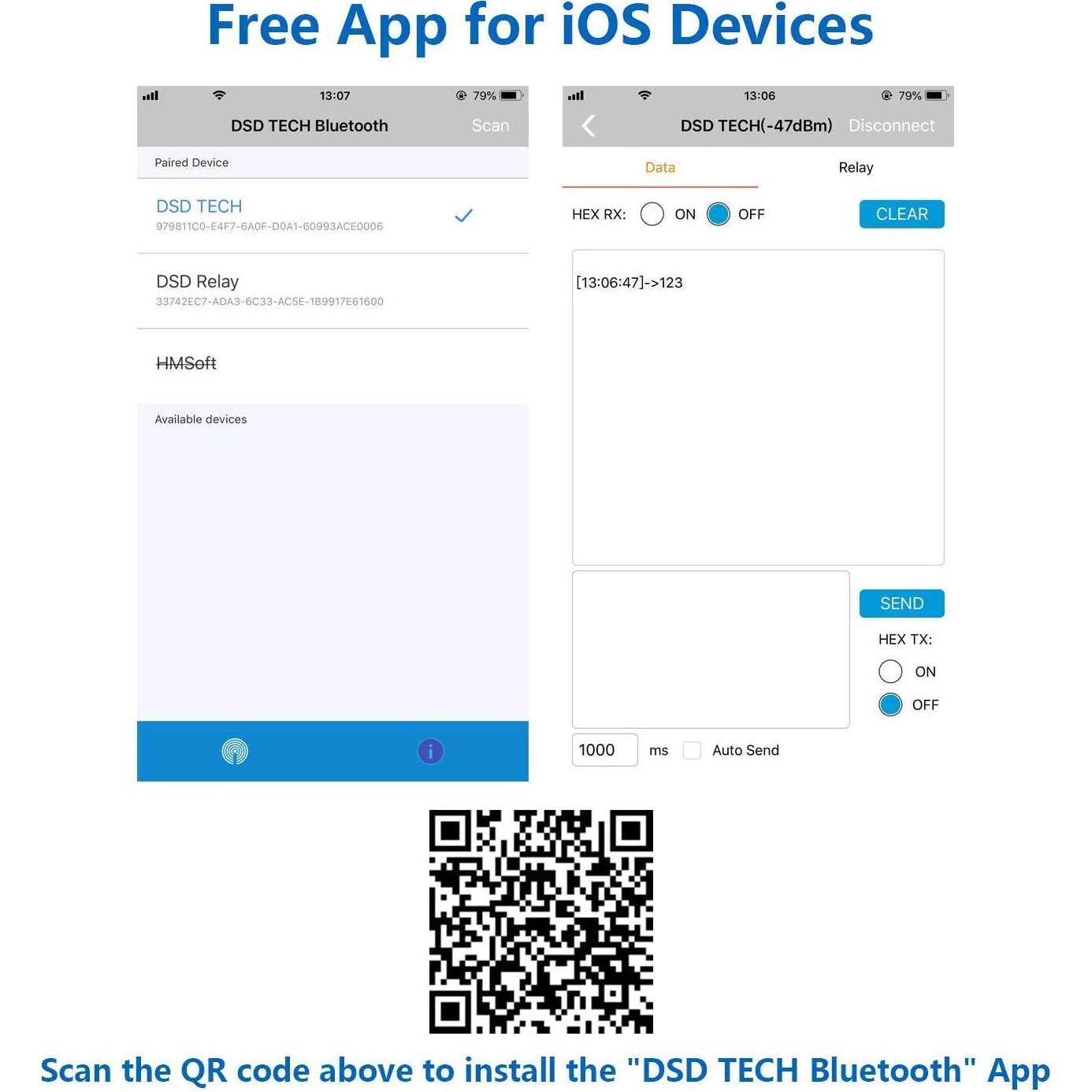 Módulo Bluetooth 5.0 DSD TECH HM-19 CC2640R2F para DIY