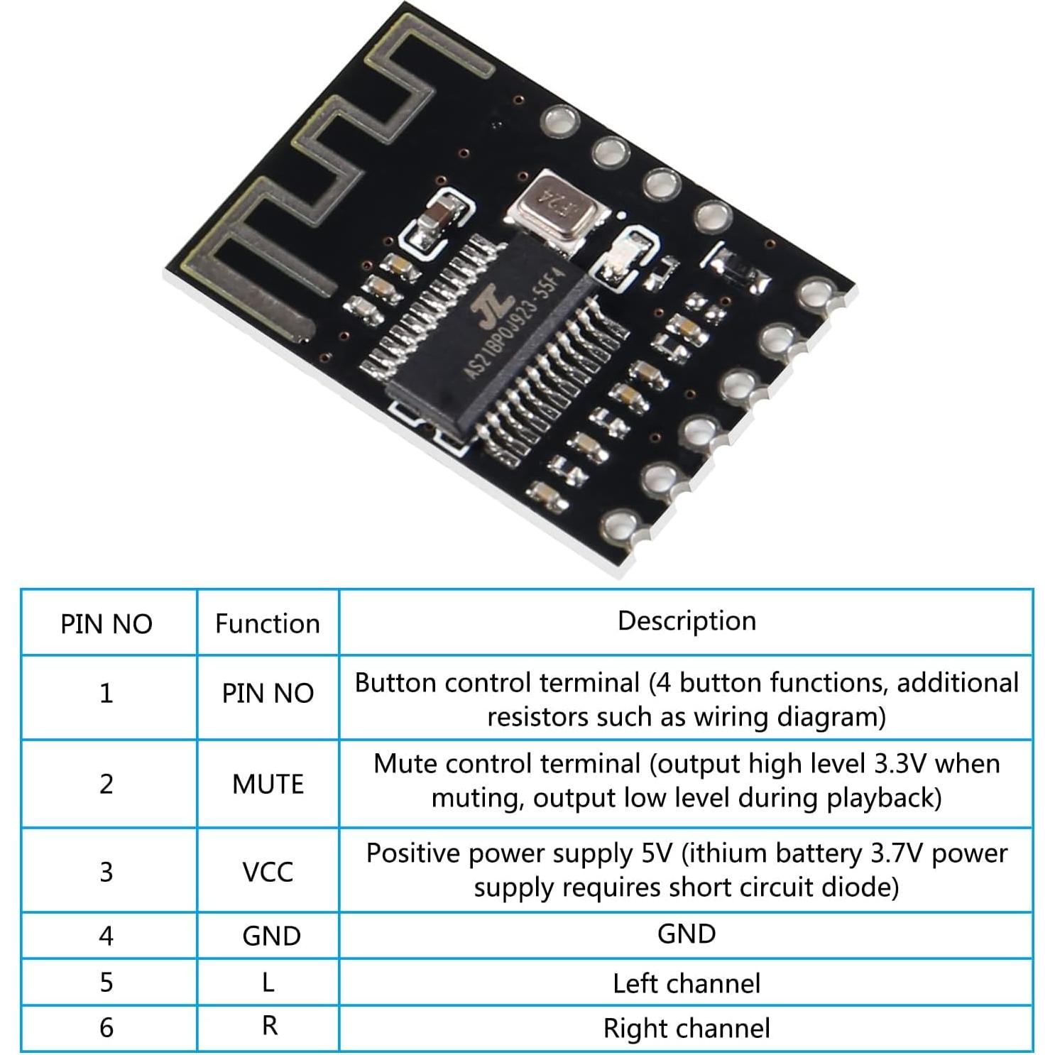 Receptor de Audio Bluetooth Genérico MH-M18 4.2 Estéreo