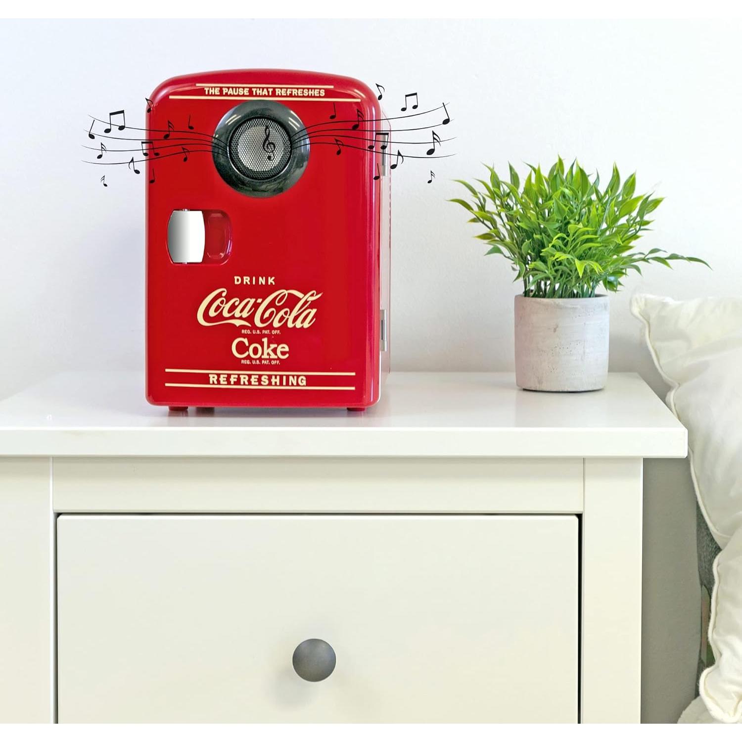 Mini Refrigerador Koolatron Bluetooth 4L Portátil Rojo