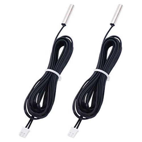 Sensor de Temperatura NTC 10K TWTADE 3M -25 a 125°C 2 Pcs