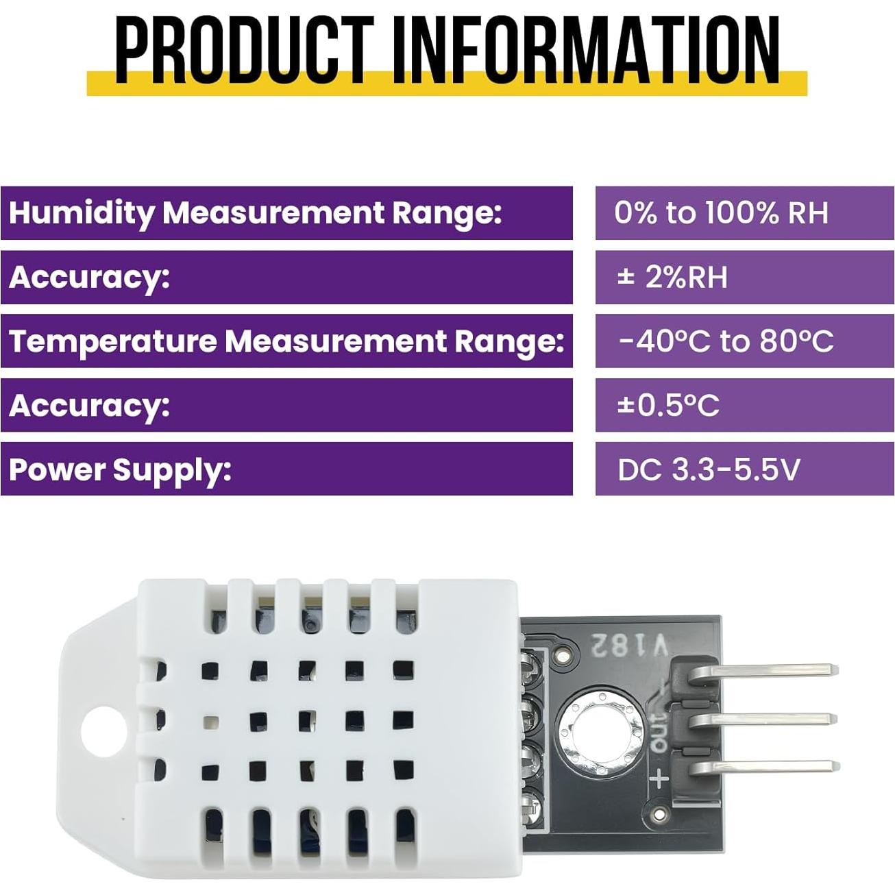 Módulo Sensor Digital de Temperatura y Humedad DHT22 AM2302