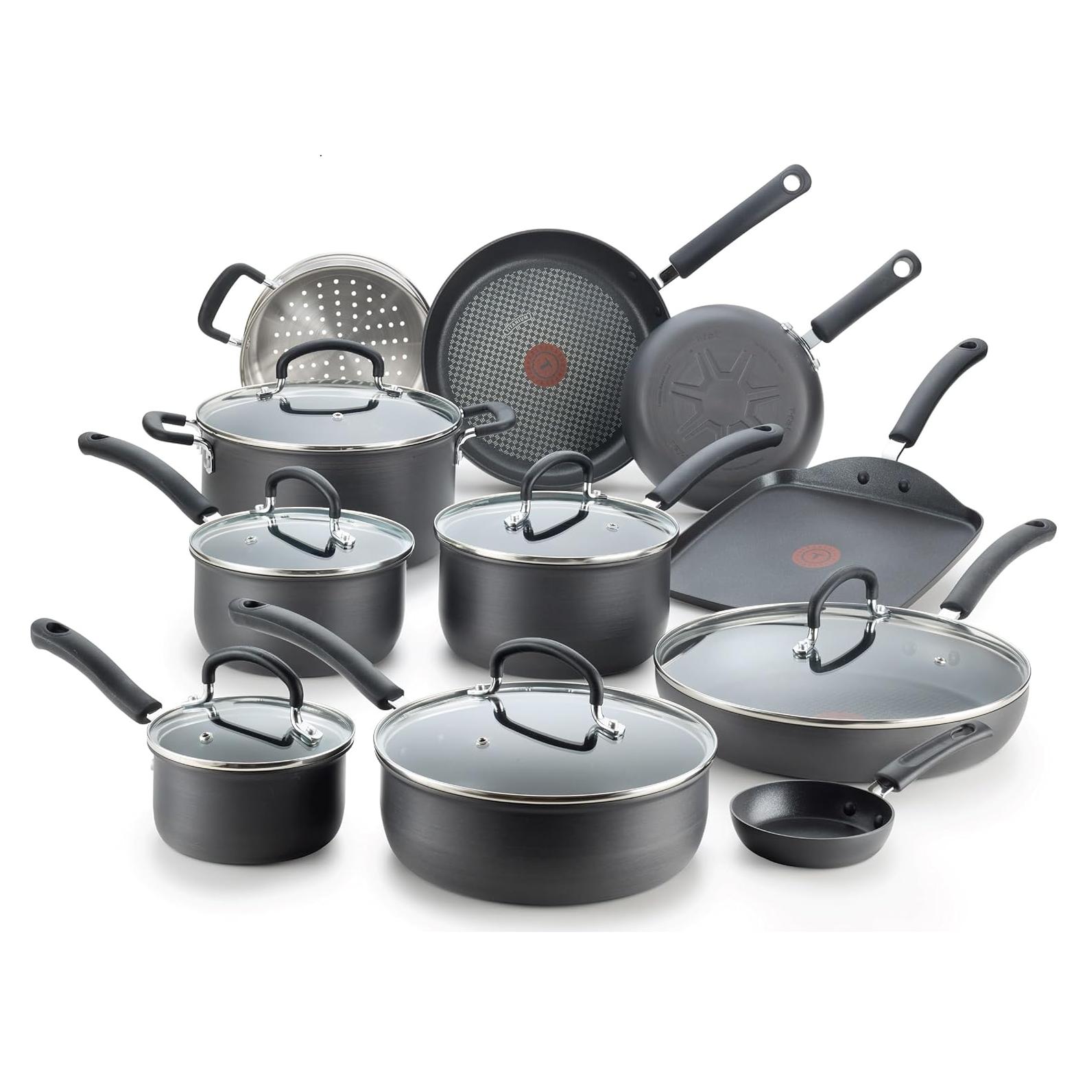 Juego de Utensilios de Cocina T-fal 17 Piezas Antiadherente