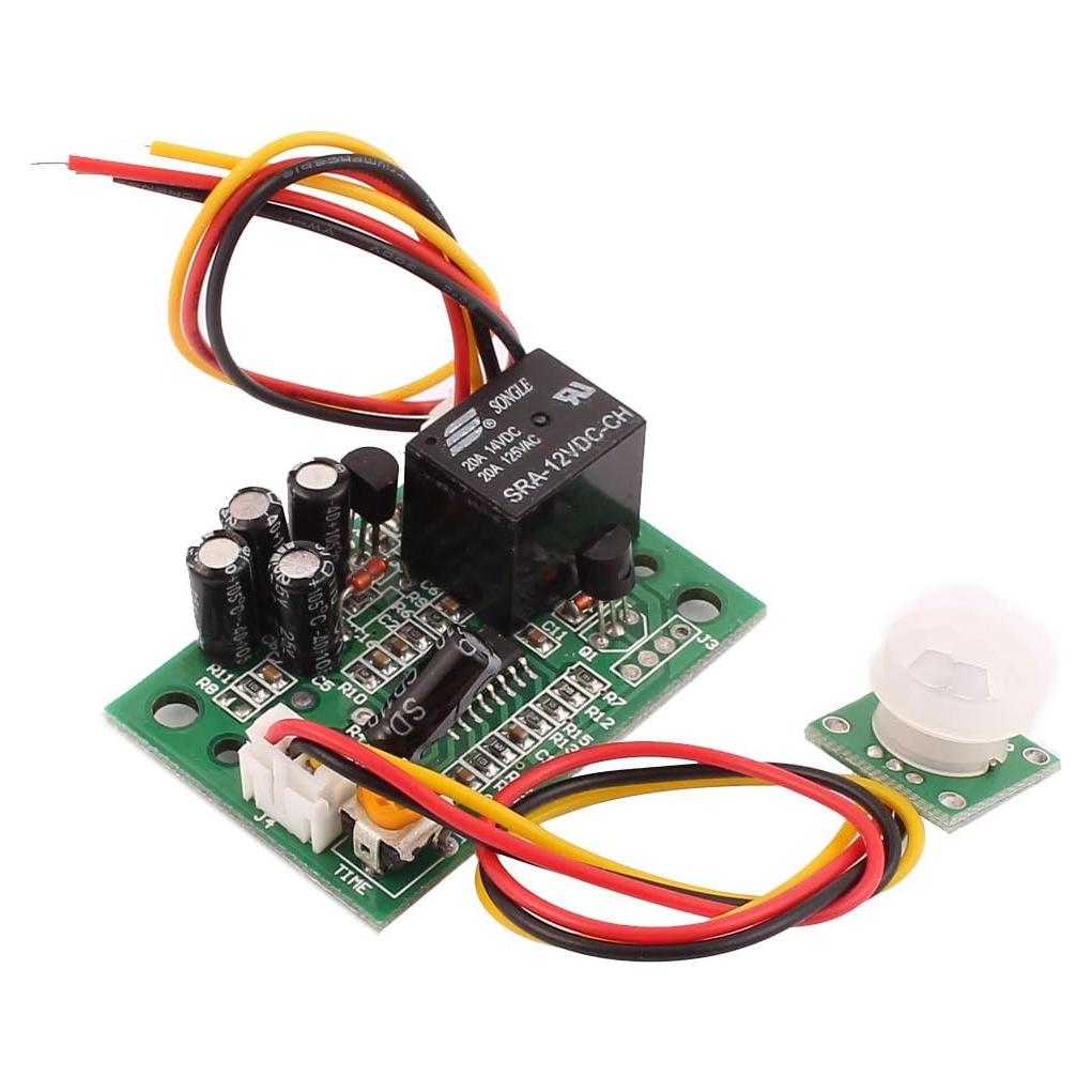 Módulo Sensor de Movimiento Infrarrojo uxcell 12V DC 45x30mm
