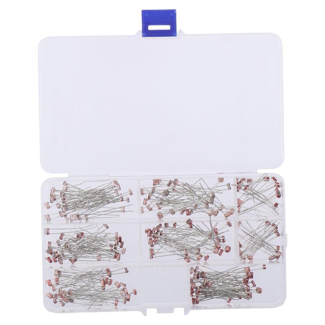 Paquete de 210 LDR 5mm Fotoresistores FEIYING - 7 Valores