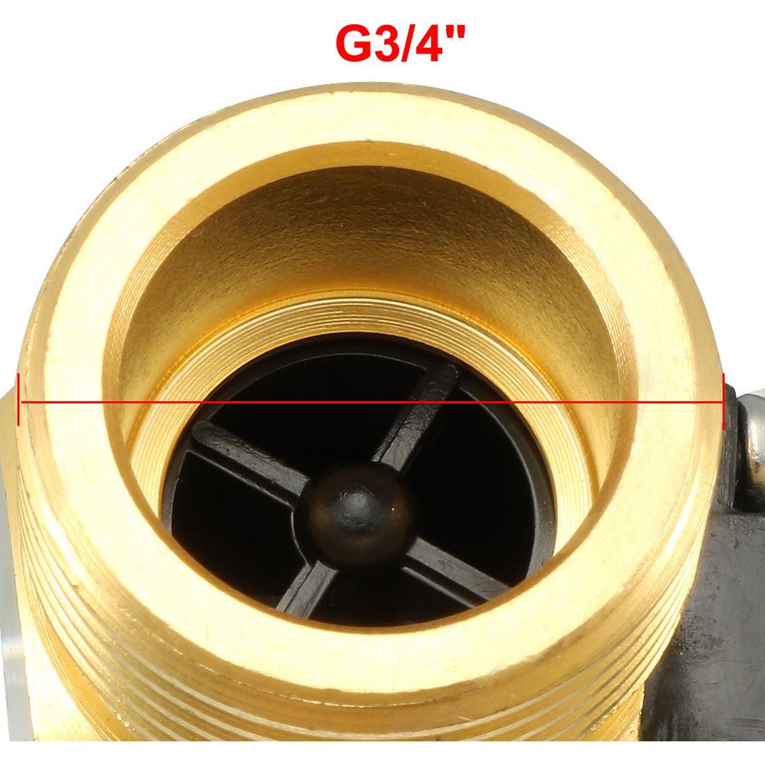 Sensor de Flujo de Agua uxcell G3/4 Efecto Hall 2-45L/min