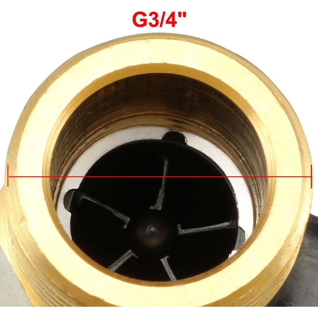 Sensor de Flujo de Agua uxcell G3/4 Efecto Hall 2-45L/min