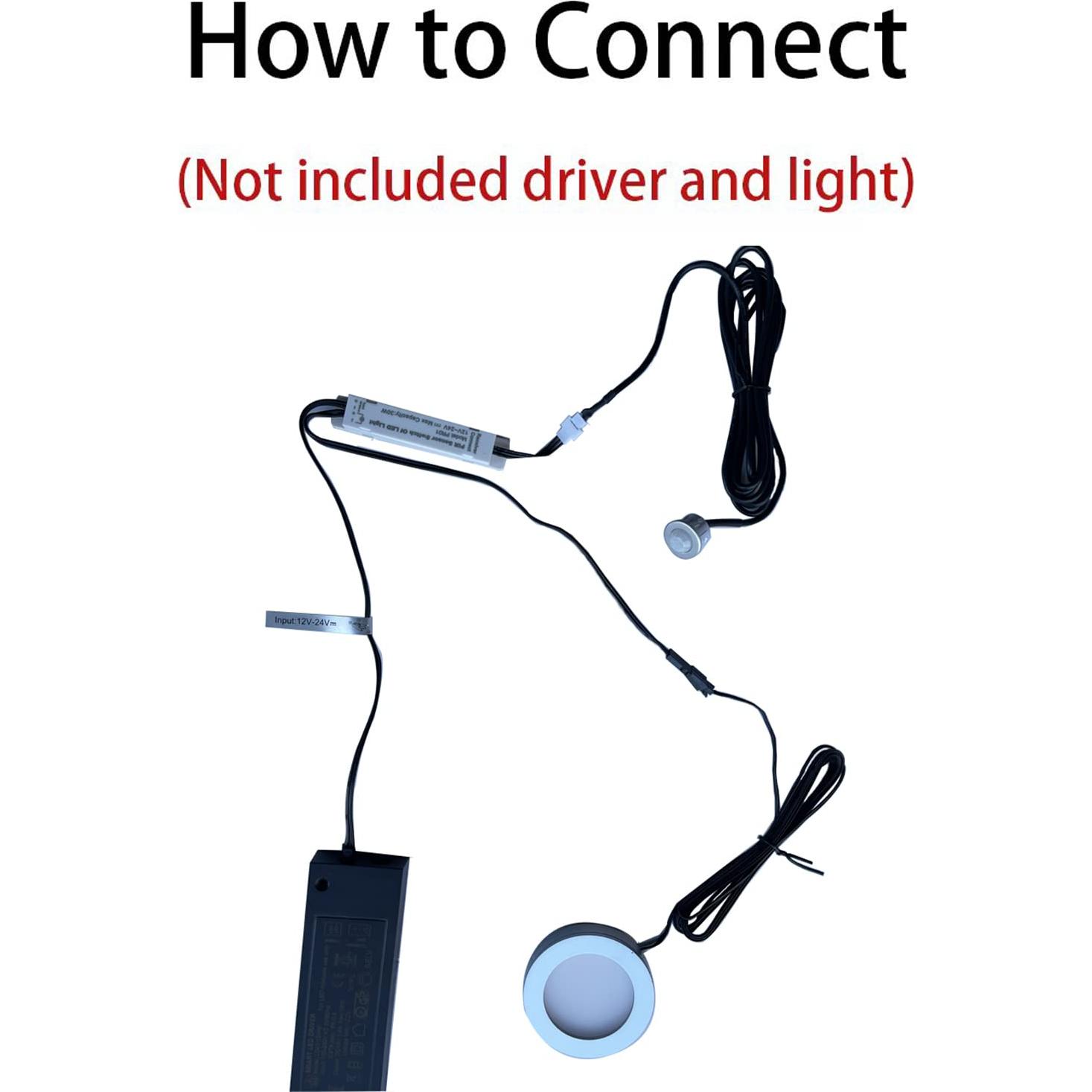 Interruptor de Luz LED con Sensor de Movimiento VST IH01 12V-24V