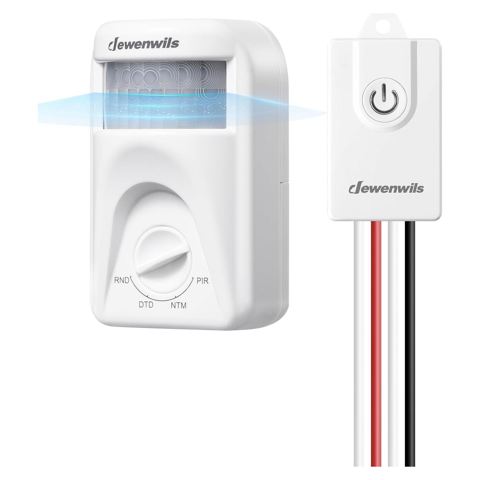Interruptor de Luz DEWENWILS con Sensor de Movimiento 120V