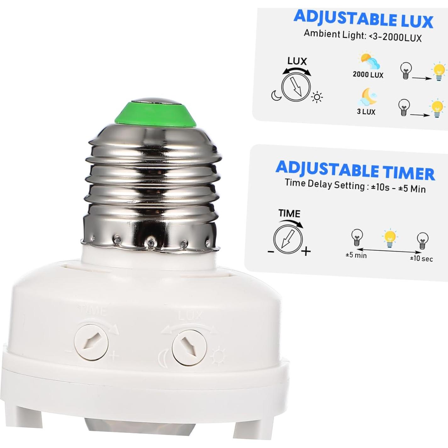 Lámpara LED Infrarroja Uonlytech E27 con Sensor de Movimiento