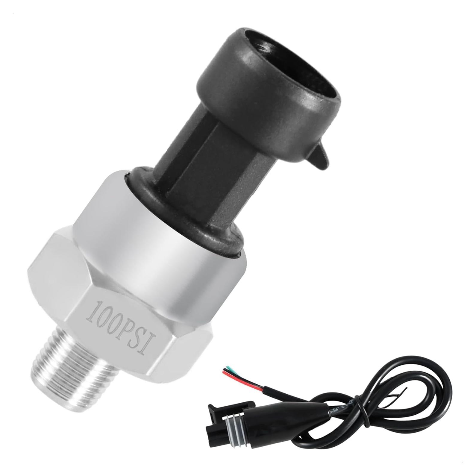 Transductor de Presión FUSCH 100 PSI Sensor Acero Inoxidable