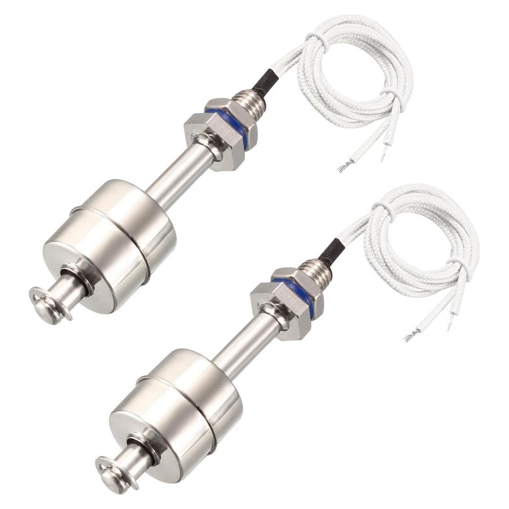 Interruptor de Flotador uxcell M11 Acero Inoxidable 90mm 2 Piezas
