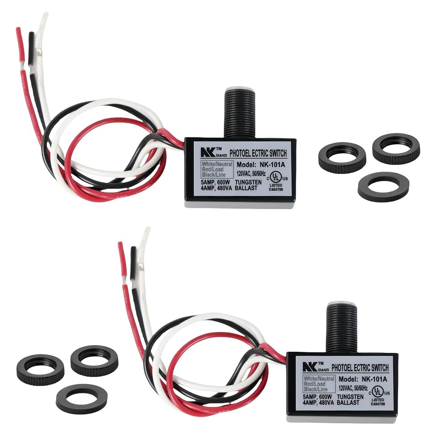 Paquete de 2 Sensores de Luz Fotocélula Stitokg - Impermeables