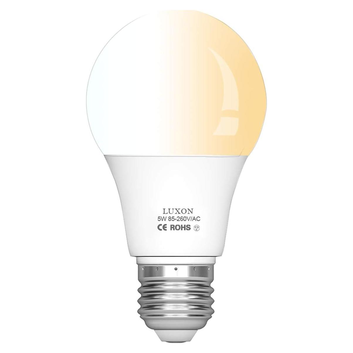 Bombilla LED LUXON 5W con Sensor de Movimiento E26 2700K