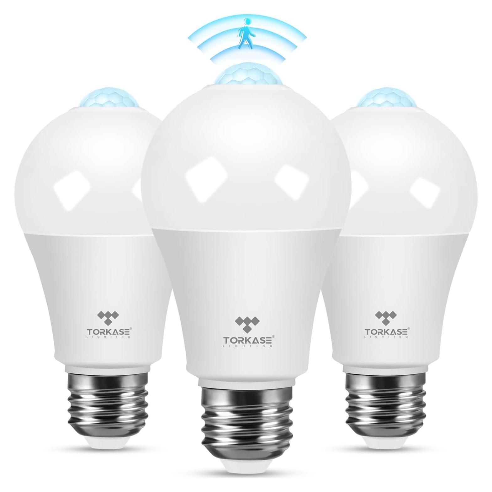 Bombillas LED TORKASE 13W con Sensor de Movimiento 3Pack