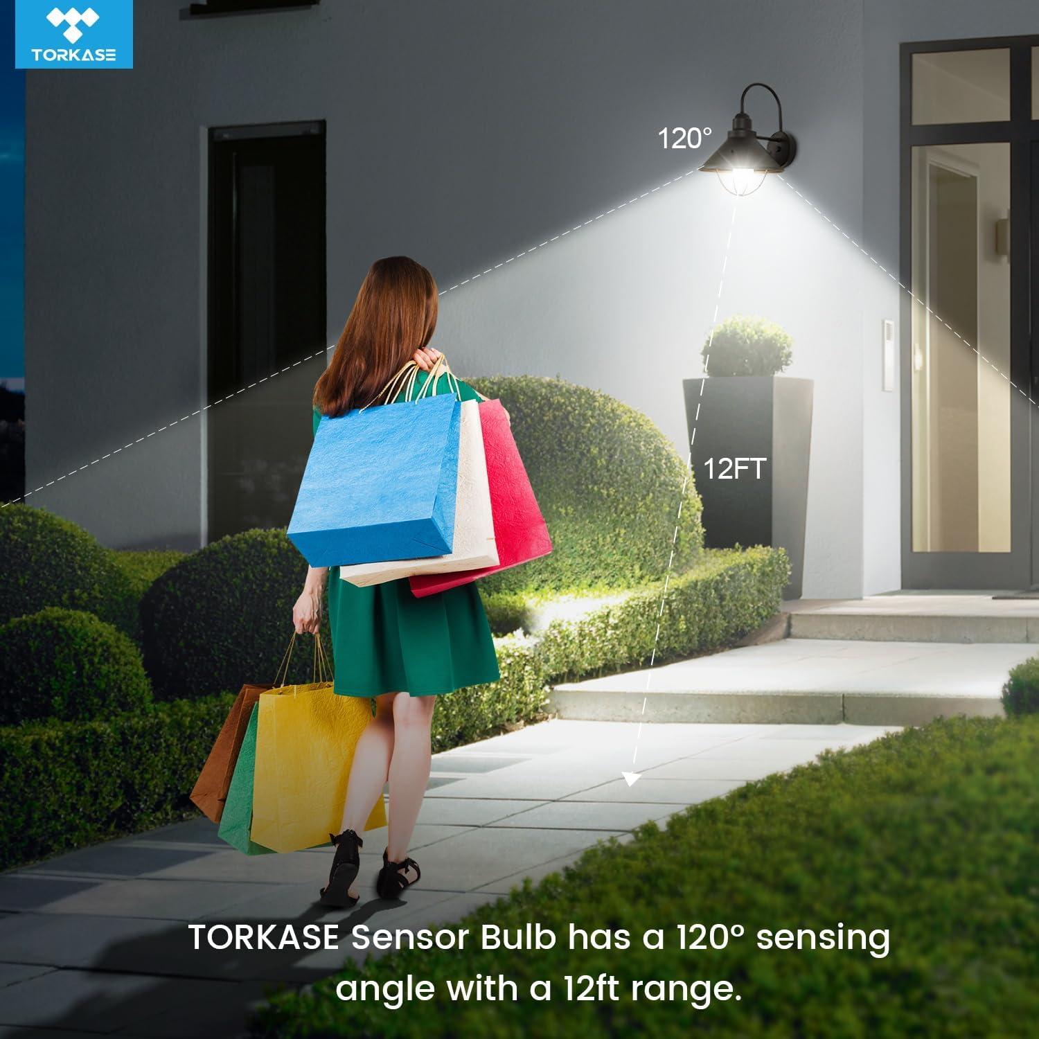 Bombillas LED TORKASE 13W con Sensor de Movimiento 3Pack