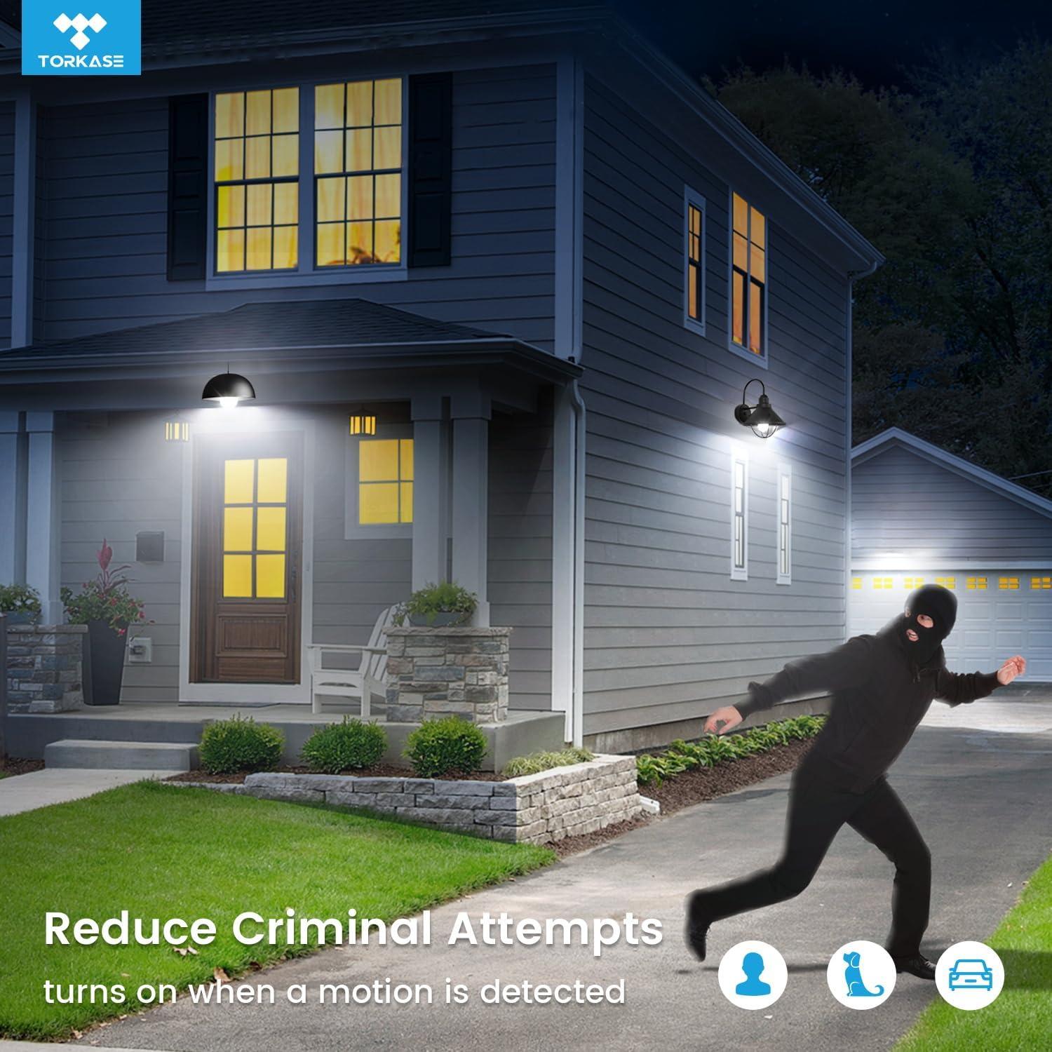 Bombillas LED TORKASE 13W con Sensor de Movimiento 3Pack