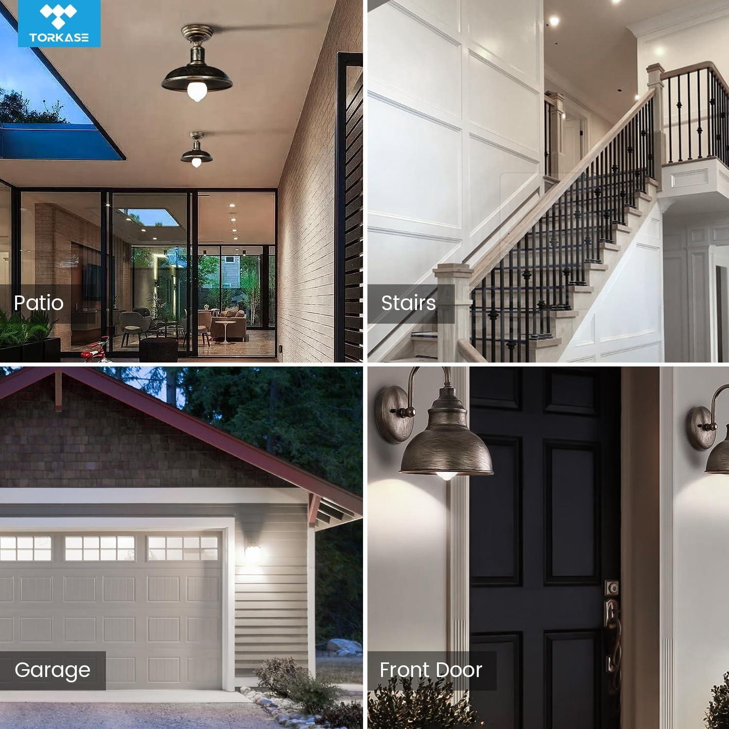 Bombillas LED TORKASE 13W con Sensor de Movimiento 3Pack