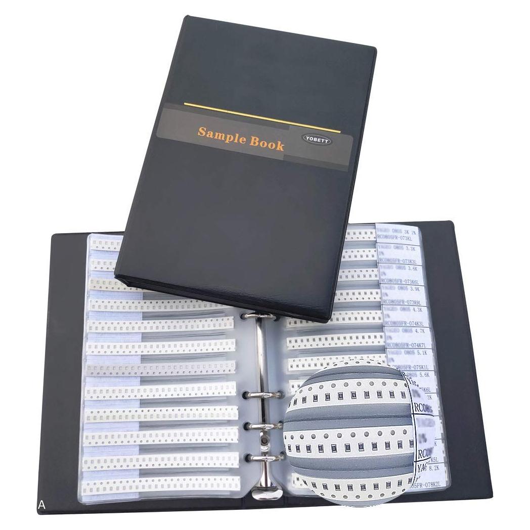 Kit de Resistencias SMD 1206 VvWYOBETT 178 Valores 0-20M ohm