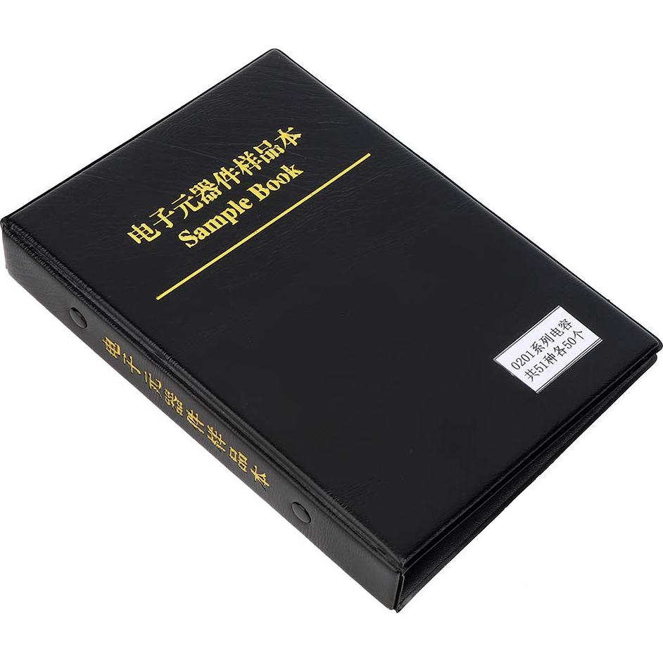 Libro de Muestras de Capacitores SMD 51 Tipos Aramox 25x18cm