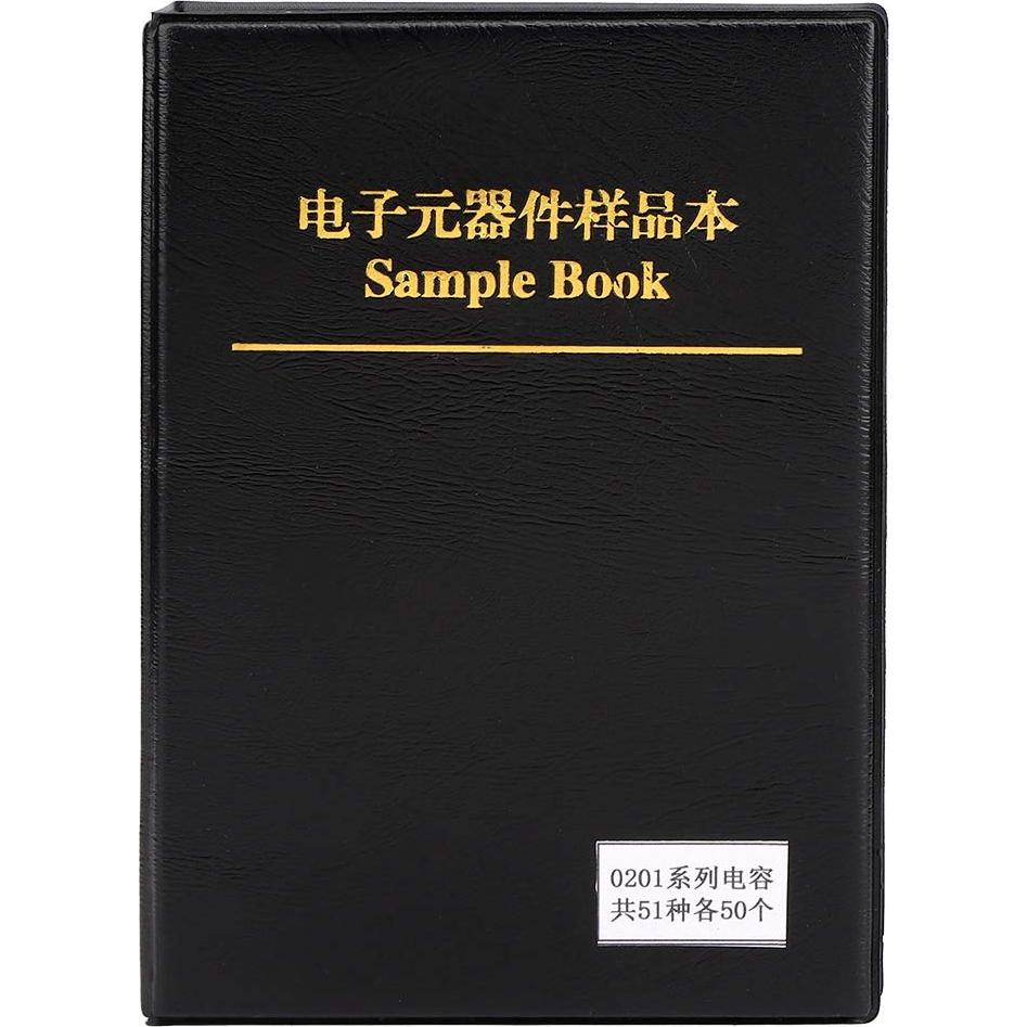 Libro de Muestras de Capacitores SMD 51 Tipos Aramox 25x18cm