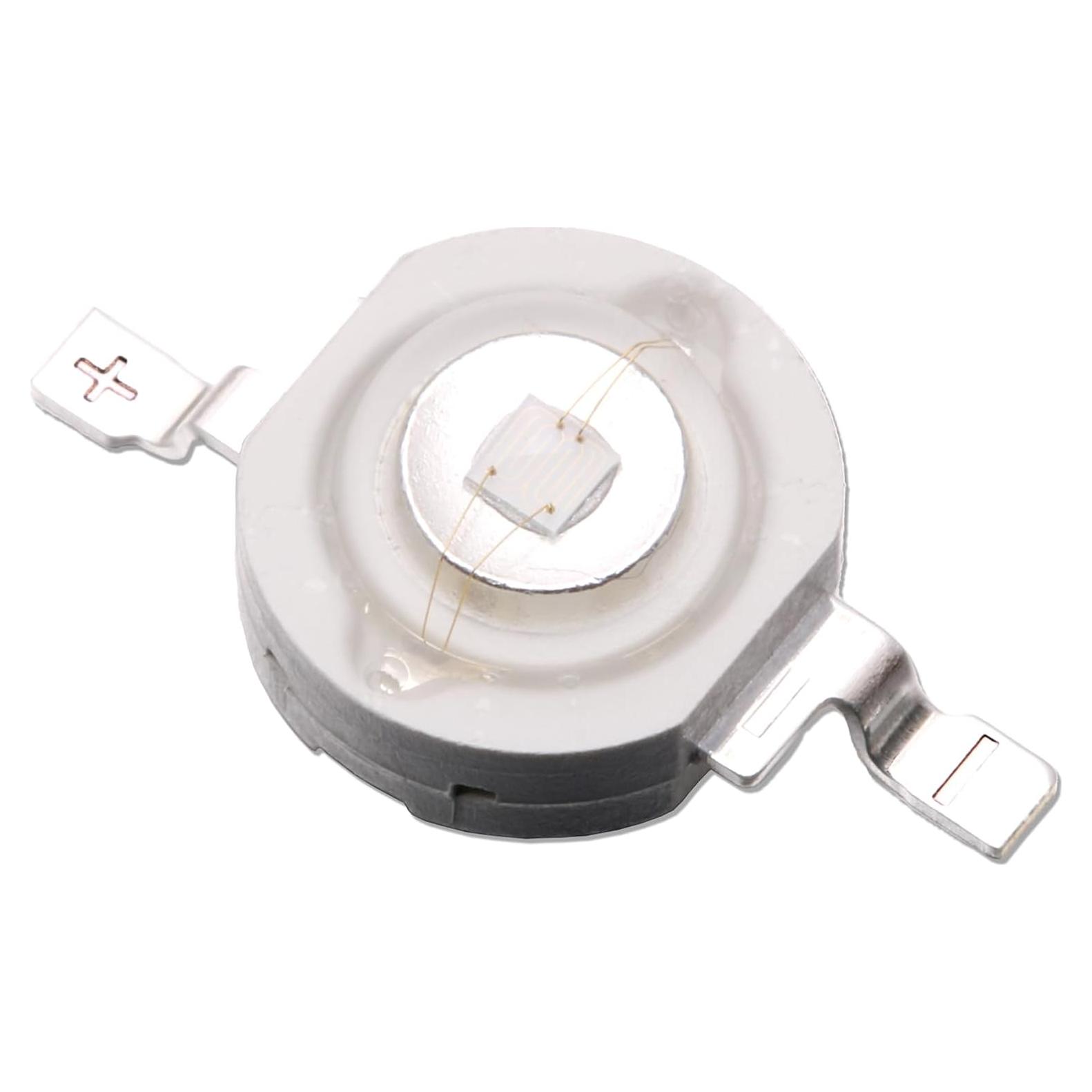 10 Chips LED 3W Alta Potencia LEDGUHON 410-415nm 700mA