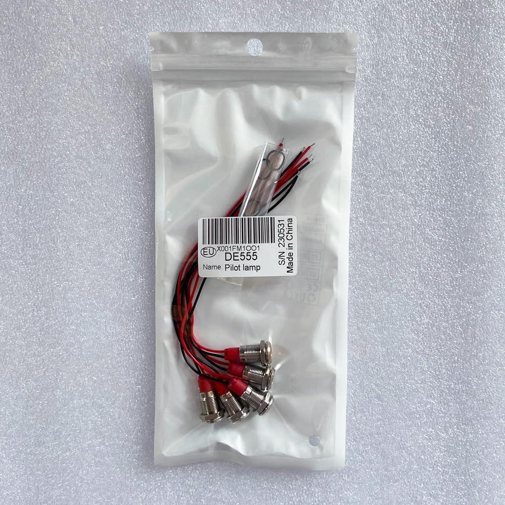 5 Piezas Luz Indicadora LED 10mm Gebildet Multicolor IP65