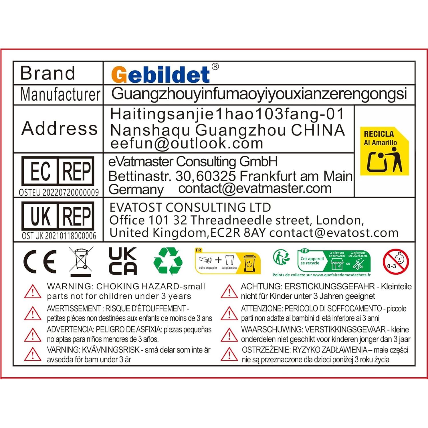 5 Piezas Luz Indicadora LED 10mm Gebildet Multicolor IP65