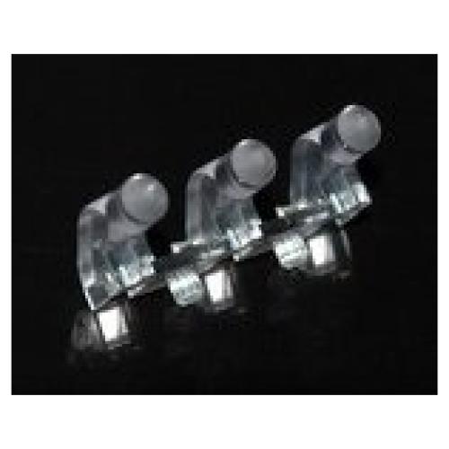 Tubo de Luz LED Redondo Dialight 515-1010F Claro 25 Unidades