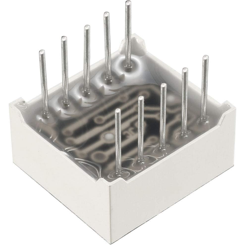 Tubo LED Digital 7 Segmentos uxcell 1.5x1.4cm Rojo 5pcs