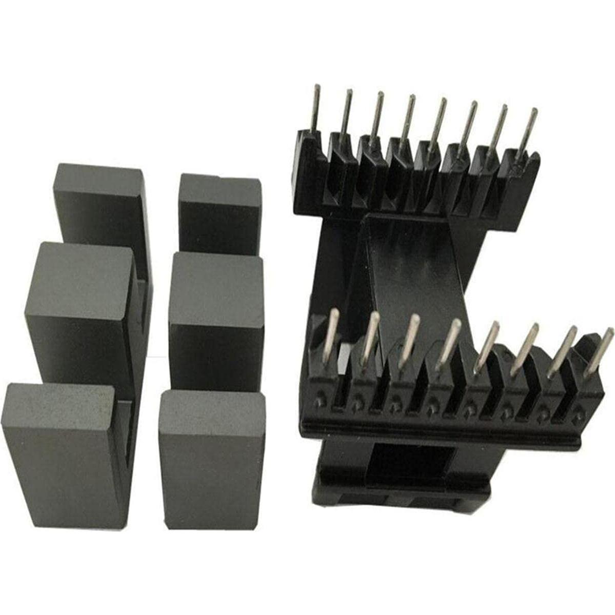 4sets EE42 Transformer Core EE4215 16pin EE42/15 Ferrite Core with 8+8pin Bobbin Ferrite Chokes Ferrite Bead MnZn PC40