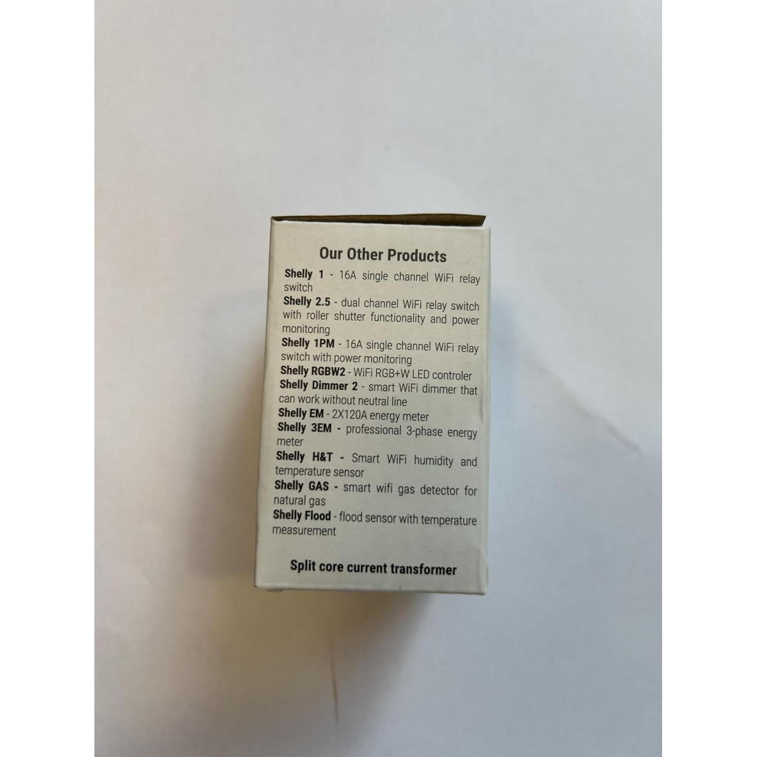 Transformador de Corriente Shelly 120A Monofásico 8x5x4cm