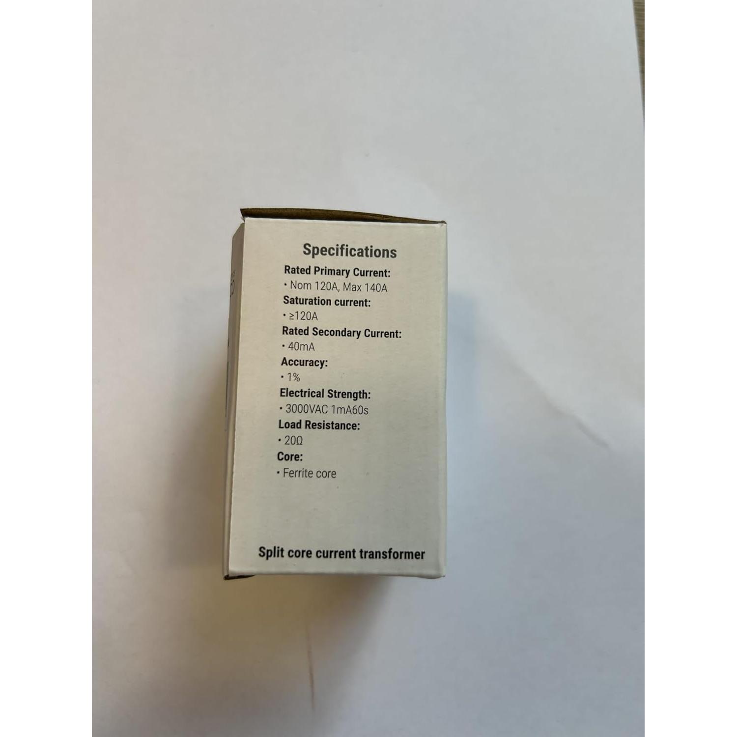 Transformador de Corriente Shelly 120A Monofásico 8x5x4cm