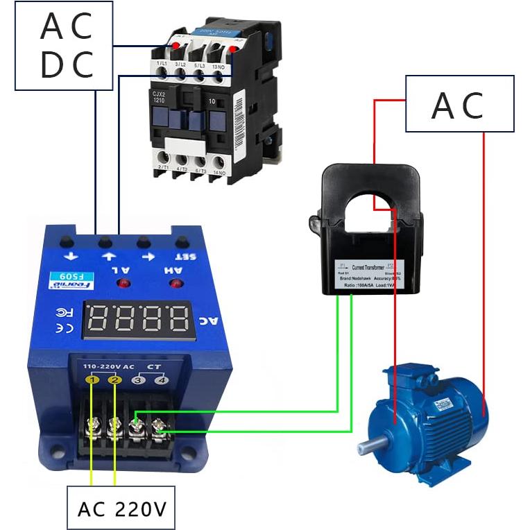 Transformador de Corriente AC Nodehawk 300A 6.5x5.4cm