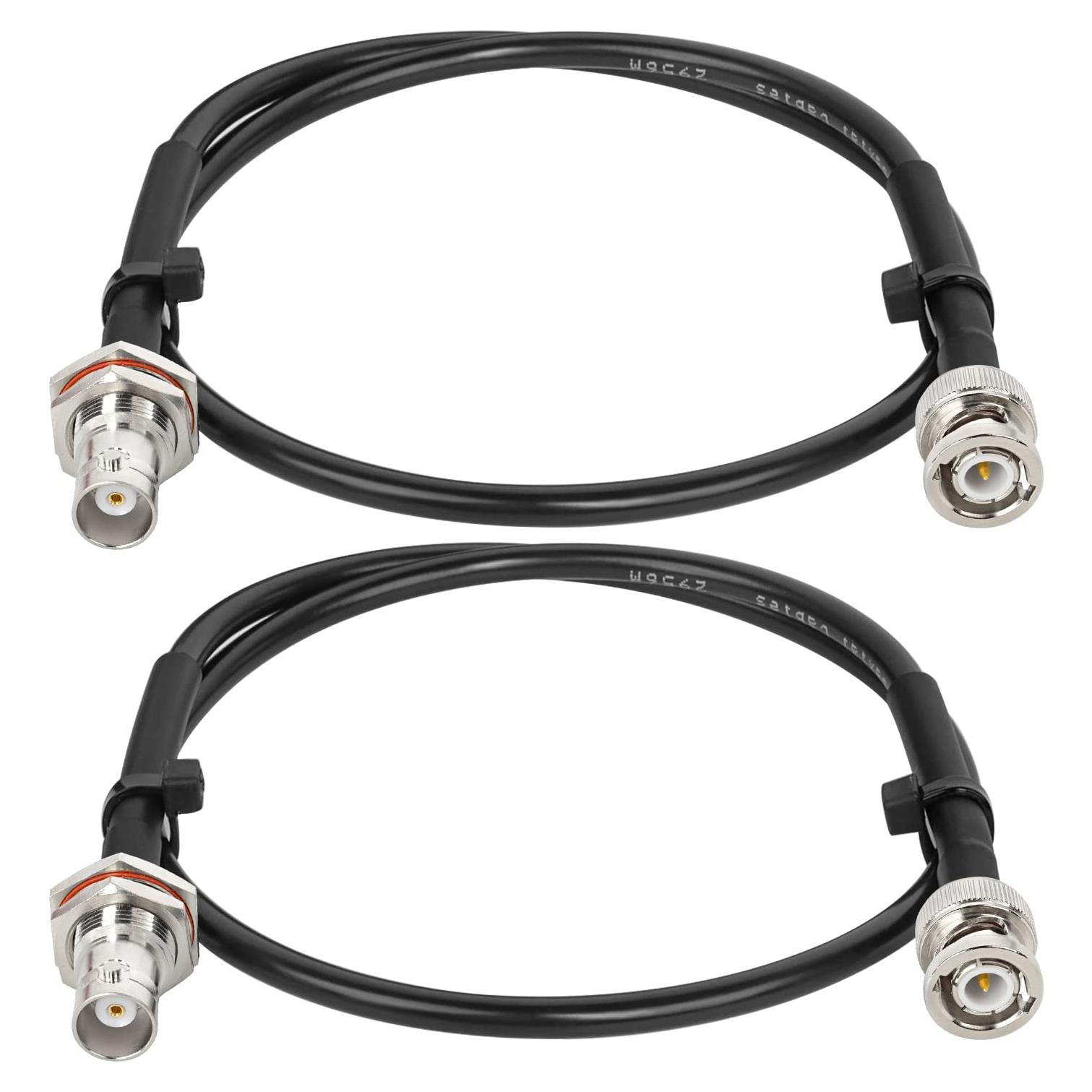 Cable Coaxial BNC Macho a Hembra RG58 0.61m Baja Pérdida