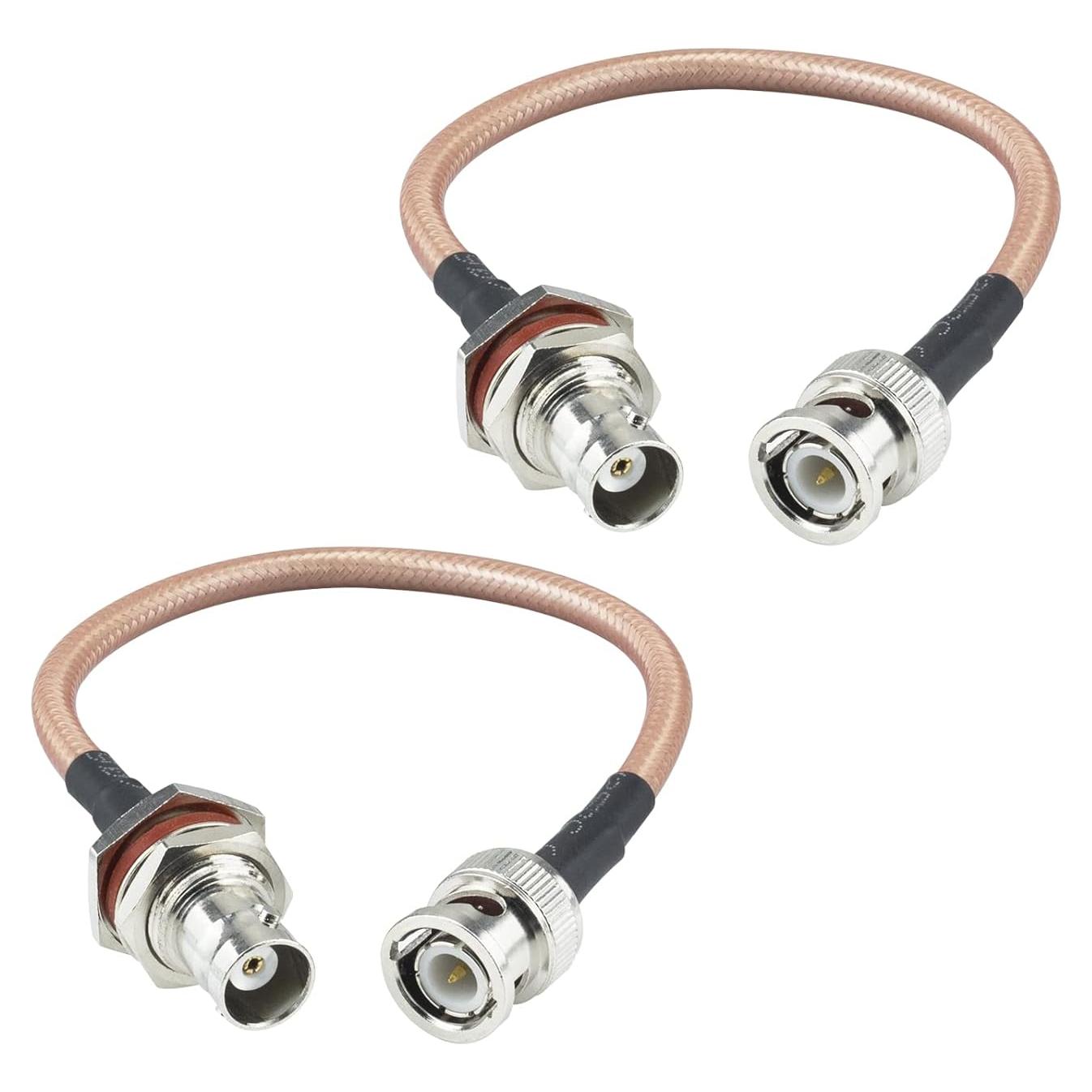 Cable Coaxial BNC Macho a Hembra 20cm RG142 50 Ohm URCIANOW